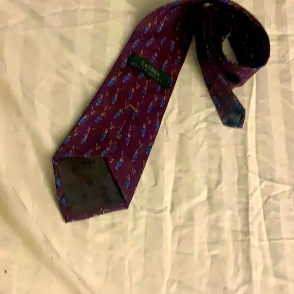 Ralph Lauren “Lauren” 100% Made In U.S.A. Silk Tie - Picture 4 of 4